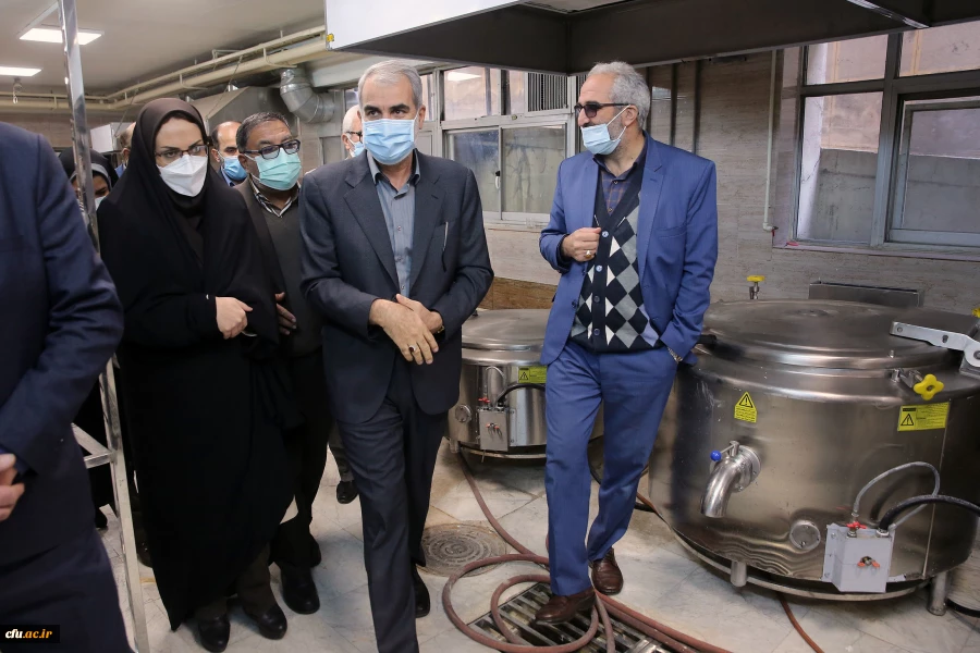 بازدید سرزده وزیر آموزش و پرورش از مرکز آموزش عالی شهید شرافت دانشگاه فرهنگیان تهران 10