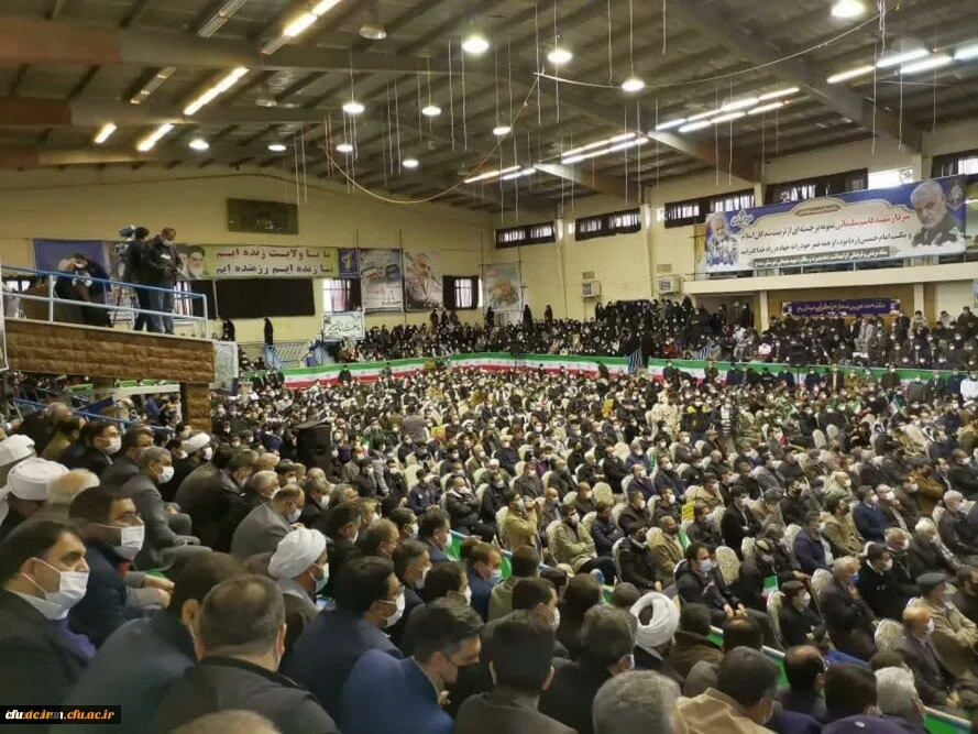 حضور اساتید و کارکنان دانشگاه فرهنگیان کردستان در مراسم گرامیداشت سالگرد حماسه 9 دی 12