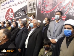 حضور اساتید و کارکنان دانشگاه فرهنگیان کردستان در مراسم گرامیداشت سالگرد حماسه 9 دی 13