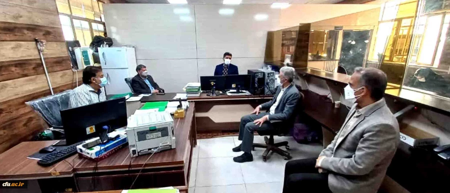 بازدید دکتر جرفی از پروژه های عمرانی پردیس حضرت رسول اکرم(ص) اهواز 2