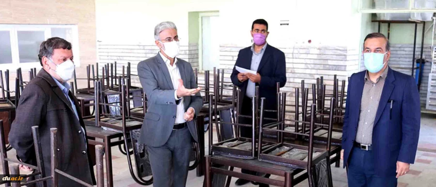 بازدید دکتر جرفی از پروژه های عمرانی پردیس حضرت رسول اکرم(ص) اهواز 3