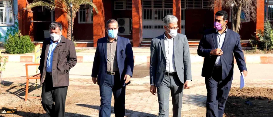 بازدید دکتر جرفی از پروژه های عمرانی پردیس حضرت رسول اکرم(ص) اهواز 4