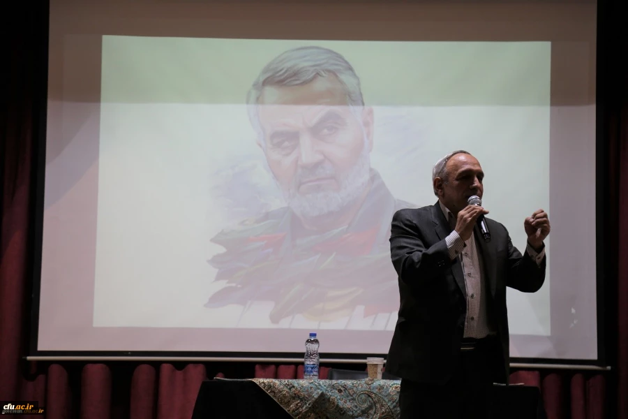 آئین بزرگداشت دومین سالگرد شهادت سردار رشید اسلام شهید سپهبد حاج قاسم سلیمانی در دانشگاه فرهنگیان گلستان برگزارشد 2