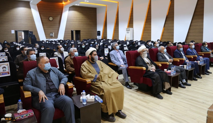 آئین بزرگداشت دومین سالگرد شهادت سردار رشید اسلام شهید سپهبد حاج قاسم سلیمانی در دانشگاه فرهنگیان گلستان برگزارشد 7