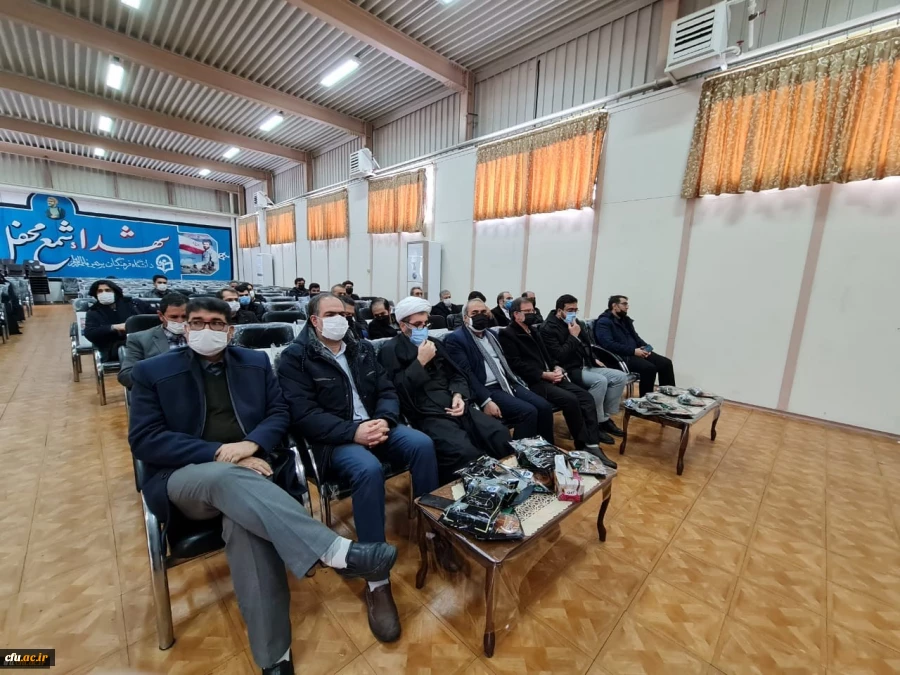 آیین گرامیداشت سالگرد شهادت سردار سلیمانی وشهادت حضرت فاطمه الزهرا (س)در دانشگاه فرهنگیان استان آذربایجان شرقی برگزار گردید. 4 5