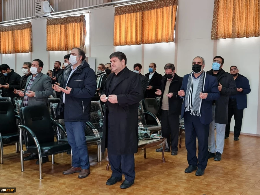 آیین گرامیداشت سالگرد شهادت سردار سلیمانی وشهادت حضرت فاطمه الزهرا (س)در دانشگاه فرهنگیان استان آذربایجان شرقی برگزار گردید. 7