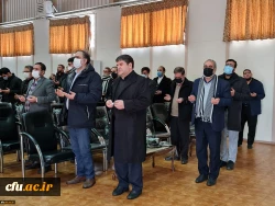 آیین گرامیداشت سالگرد شهادت سردار سلیمانی وشهادت حضرت فاطمه الزهرا (س)در دانشگاه فرهنگیان استان آذربایجان شرقی برگزار گردید. 
 7