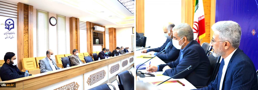 تشکیل جلسه هیئت امنا دانشگاه فرهنگیان استان خوزستان با حضور استاندار 4