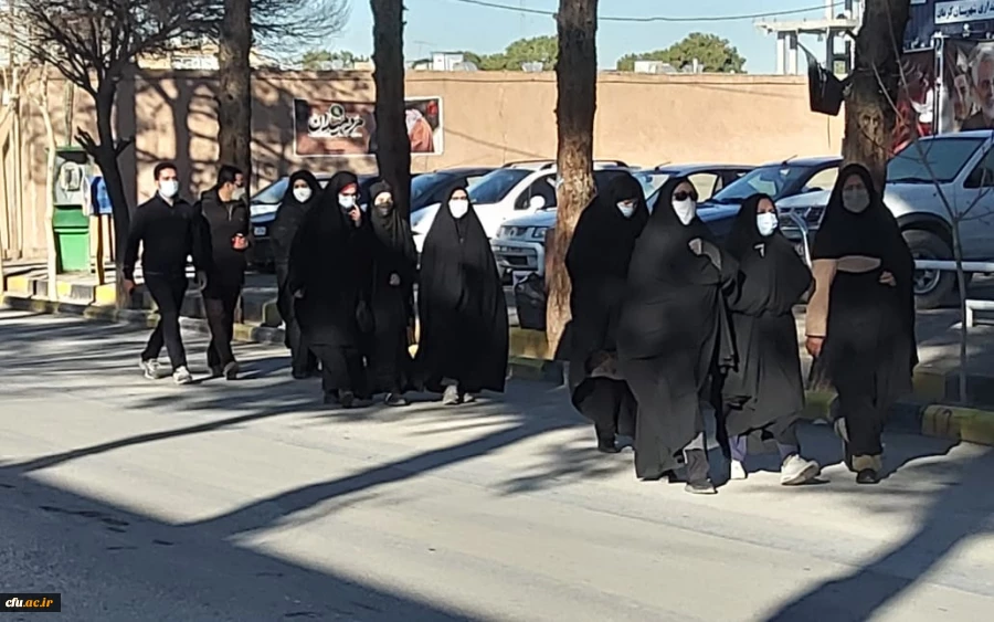 دانشگاه فرهنگیان کرمان برگزار کرد
همایش پیاده روی بزرگداشت سرداردلها، سپهبد شهید حاج قاسم سلیمانی 2