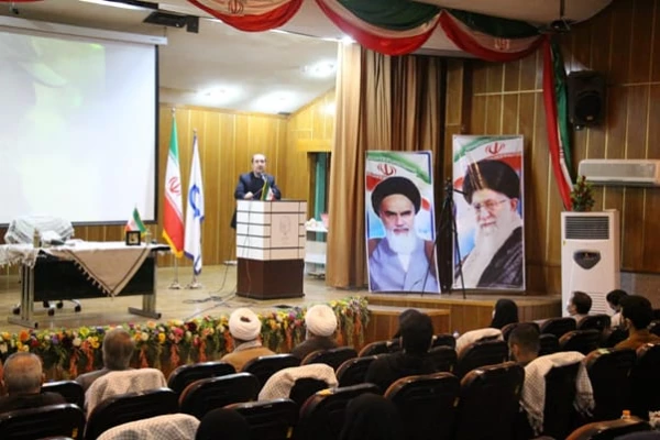 رونمایی از لوگوی قرارگاه جهاد تبیین دانشگاه فرهنگیان استان البرز در آیین گرامیداشت دومین سالگرد شهادت سردار سلیمانی 5