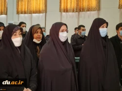 اولین سالگرد تدفین شهید گمنام دانشگاه فرهنگیان استان آذربایجان شرقی برگزار شد. 5