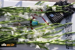 اولین سالگرد تدفین شهید گمنام دانشگاه فرهنگیان استان آذربایجان شرقی برگزار شد. 9