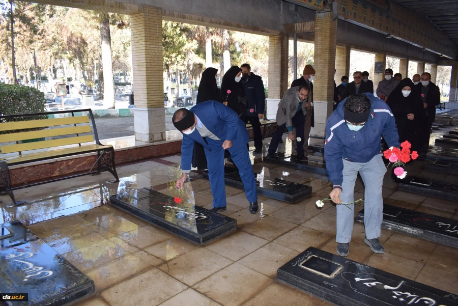 تجدید میثاق کارکنان دانشگاه فرهنگیان کرمانشاه با آرمانهای امام راحل و شهدای انقلاب اسلامی 3