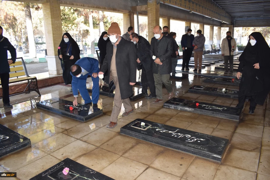 تجدید میثاق کارکنان دانشگاه فرهنگیان کرمانشاه با آرمانهای امام راحل و شهدای انقلاب اسلامی 4