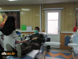 اهداء خون جمعی از کارکنان دانشگاه فرهنگیان استان مرکزی 3