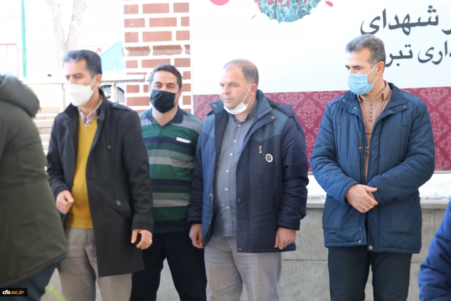 تجدید میثاق خانواده بزرگ دانشگاه فرهنگیان آذربایجانشرقی با آرمانهای شهداوامام شهیدان  2