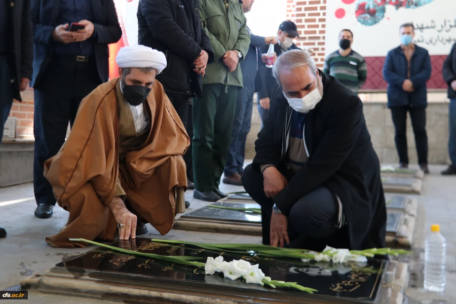 تجدید میثاق خانواده بزرگ دانشگاه فرهنگیان آذربایجانشرقی با آرمانهای شهداوامام شهیدان  3