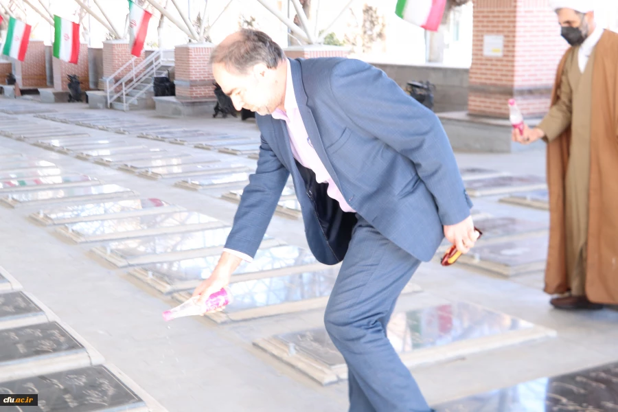 تجدید میثاق خانواده بزرگ دانشگاه فرهنگیان آذربایجانشرقی با آرمانهای شهداوامام شهیدان  6