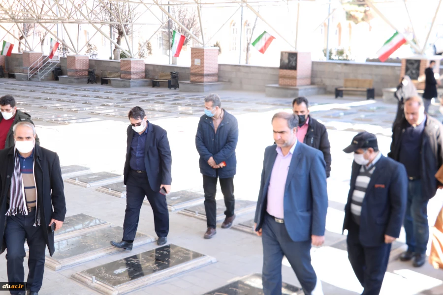 تجدید میثاق خانواده بزرگ دانشگاه فرهنگیان آذربایجانشرقی با آرمانهای شهداوامام شهیدان  12