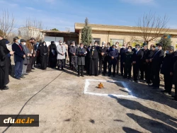 آیین کلنگ زنی احداث پروژه ساختمان جدید آموزشی و آشپزخانه صنعتی پردیس زینبیه پیشوا  3