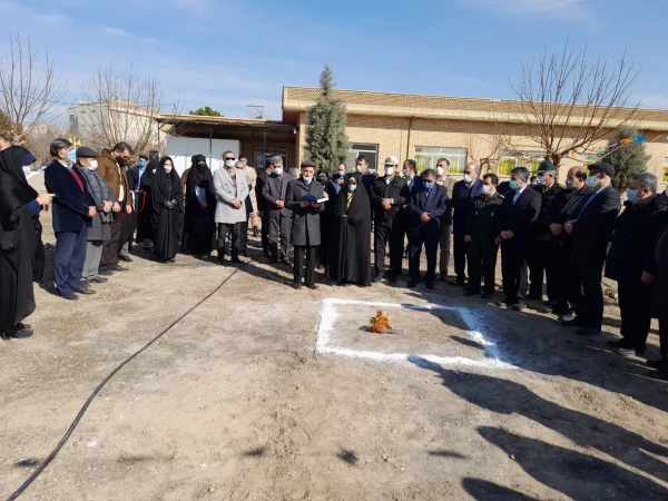 آیین کلنگ زنی احداث پروژه ساختمان جدید آموزشی و آشپزخانه صنعتی پردیس زینبیه پیشوا  3