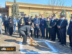 آیین کلنگ زنی احداث پروژه ساختمان جدید آموزشی و آشپزخانه صنعتی پردیس زینبیه پیشوا  5