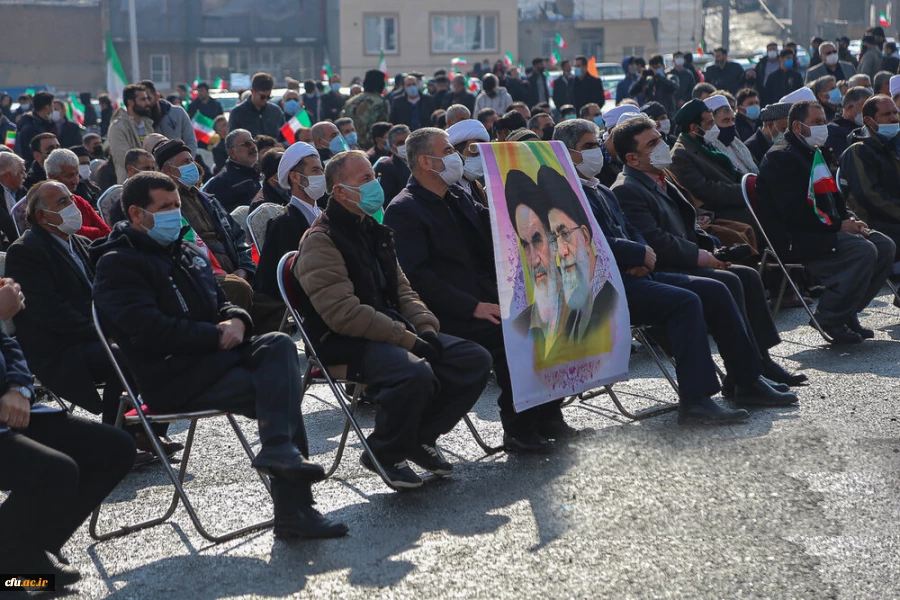 حضور پر شور و انقلابی دانشگاه فرهنگیان در راهپیمایی خودرویی 22 بهمن 1400 5