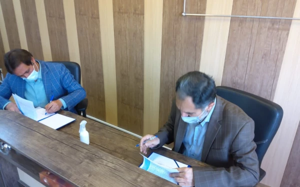 امضای تفاهم نامه همکاری دانشگاه فرهنگیان کرمان وهیئت ورزشهای همگانی استان 4