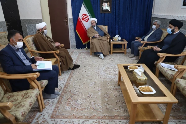 دیدار سرپرست دانشگاه فرهنگیان استان سیستان وبلوچستان با آیت الله محامی نماینده ولی فقیه در استان 3