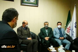دیدار رئیس و معاونین دانشگاه فرهنگیان قزوین با سرپرست اداره کل آموزش و پرورش استان 2