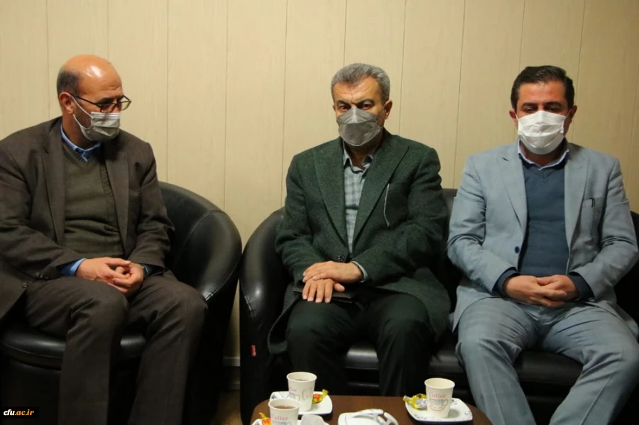 دیدار رئیس و معاونین دانشگاه فرهنگیان قزوین با سرپرست اداره کل آموزش و پرورش استان 4