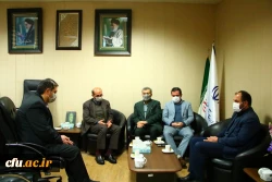 دیدار رئیس و معاونین دانشگاه فرهنگیان قزوین با سرپرست اداره کل آموزش و پرورش استان 5
