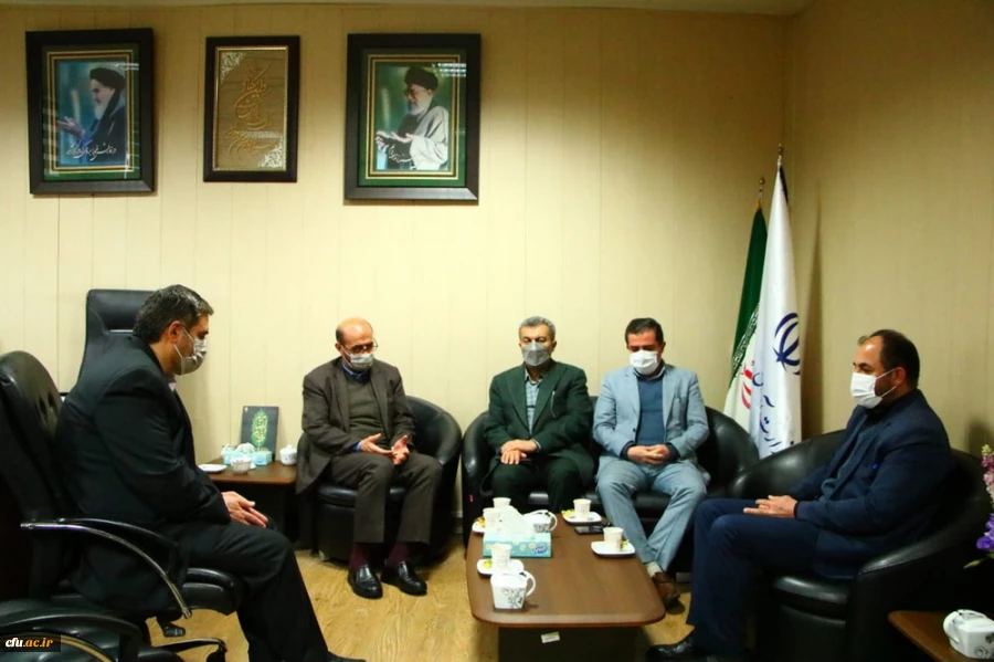 دیدار رئیس و معاونین دانشگاه فرهنگیان قزوین با سرپرست اداره کل آموزش و پرورش استان 5
