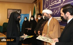 مراسم تکریم و معارفه مسئول بسیج دانشجویی خواهران پردیس حضرت فاطمه الزهرا {س} دانشگاه فرهنگیان استان آذربایجان شرقی برگزار شد 5