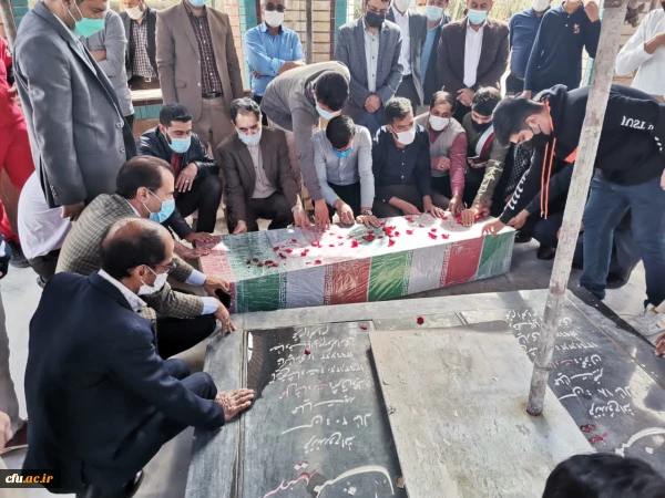 مراسم استقبال و وداع با شهید گمنام در دانشگاه فرهنگیان استان کرمان     2