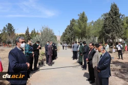 کاشت نهال درخت به یاد شهدای دانشگاه فرهنگیان استان اصفهان 6