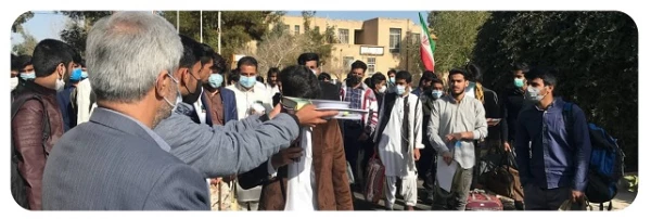 اعزام دودستگاه اتوبوس ازدانشجویان استان سیستان وبلوچستان به اردوی راهیان نور 2