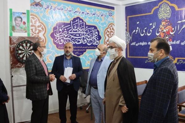 افتتاح دارالقرآن والعتره رسول مهر در پردیس آیت الله خامنه ای گرگان 3
