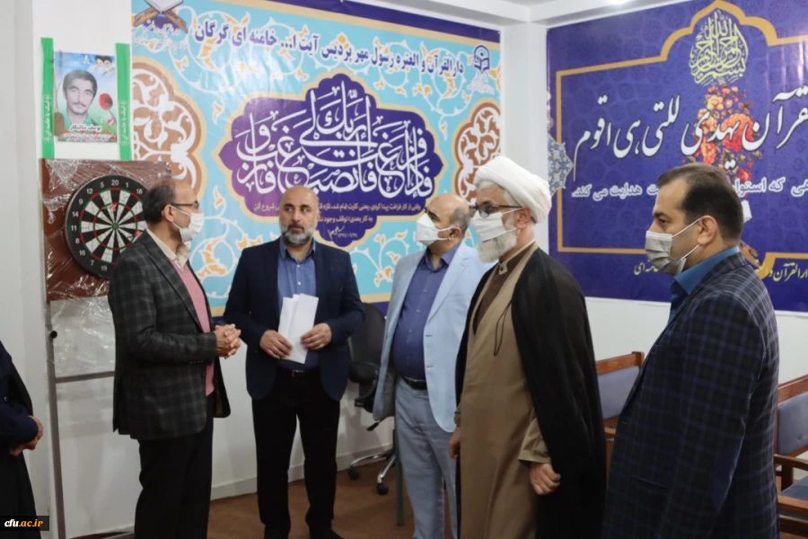 افتتاح دارالقرآن والعتره رسول مهر در پردیس آیت الله خامنه ای گرگان 3