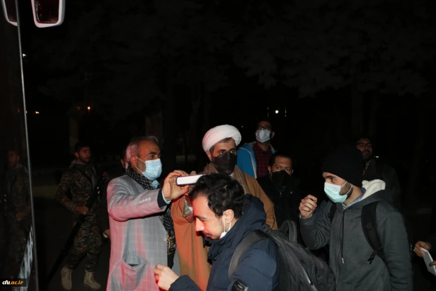 اولین کاروان راهیان نور دانشجو معلمان پردیس های خواهران و برادران دانشگاه فرهنگیان  استان آذربایجان شرقی  به مناطق عملیاتی جنوب 7