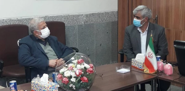 دیدارصمیمی دکتردهمرده نماینده محترم مردم شریف زابل وعضوکمیسیون آموزش وتحقیقات مجلس شورای اسلامی با علیرضا کیخاسرپرست دانشگاه فرهنگیان سیستان وبلوچستان 2