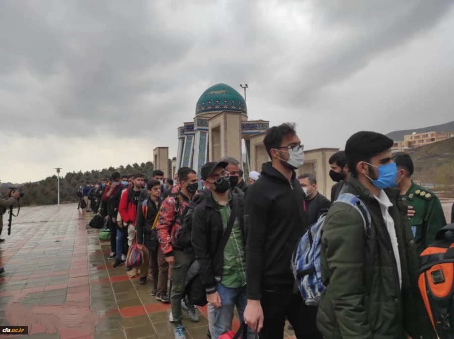 اعزام دانشجو معلمان دانشگاه فرهنگیان کردستان به اردوی راهیان نور 4