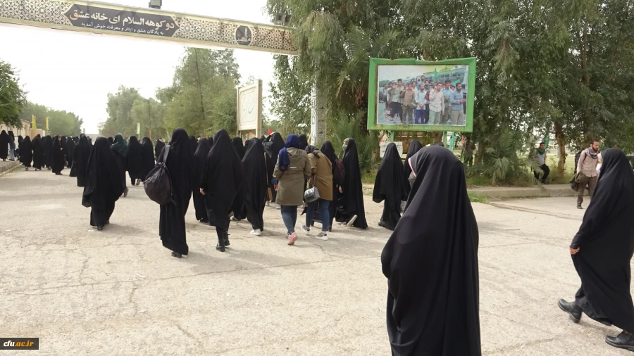 اعزام 60 دانشجو معلم دانشگاه فرهنگیان لرستان به مناطق جنگی جنوب در قالب اردوی راهیان نور 5