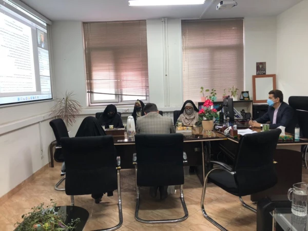 جلسه مجازی همکاران معاونت نظارت و ارزیابی با کارشناسان استانی در پایان سال 1400 2