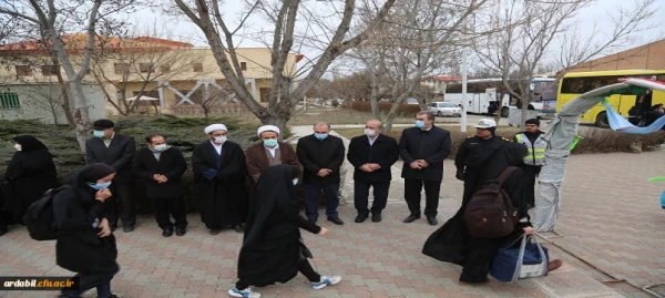 اعزام دانشجو معلمان دانشگاه فرهنگیان اردبیل به اردوی راهیان نور