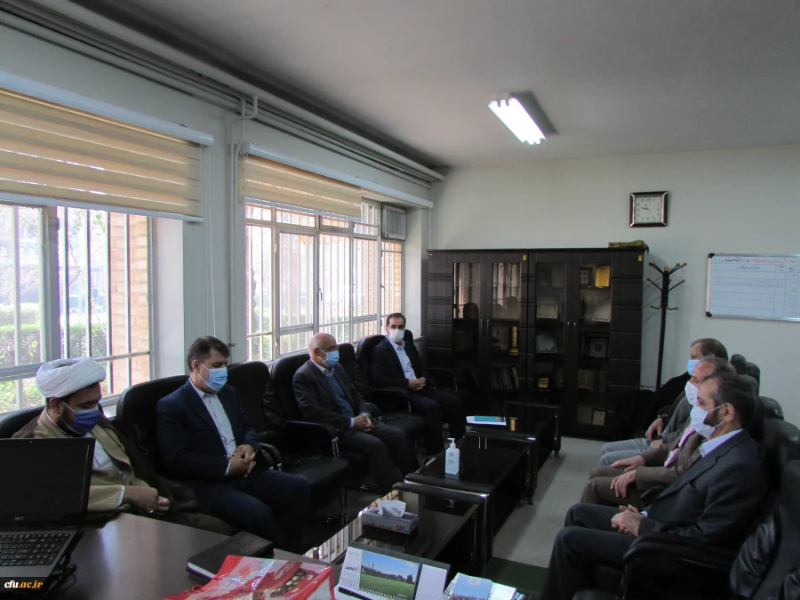 دیدار رئیس مجمع خیرین مدرسه ساز استان با مدیر استانی دانشگاه فرهنگیان مرکزی 2