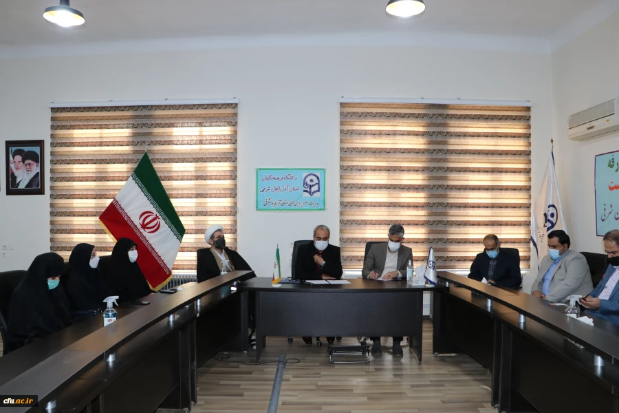 آیین تکریم و معارفه مسئول حراست دانشگاه فرهنگیان آذربایجان شرقی 3