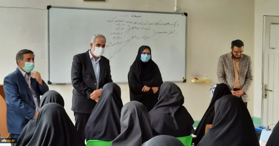 بازدید سرزده وزیر آموزش و پرورش از مرکز آموزش عالی شهید شرافت دانشگاه فرهنگیان 2