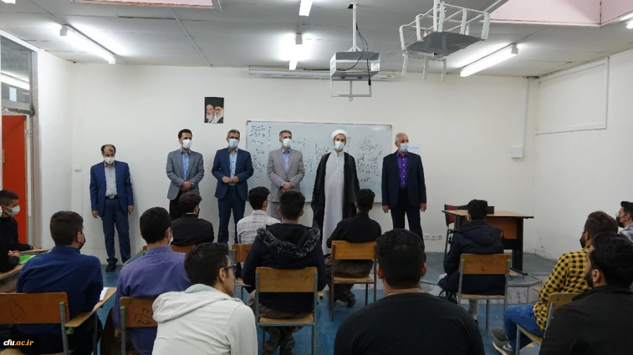 بازدید دکتر معروفی از تشکیل کلاس های حضوری در پردیس های دانشگاه فرهنگیان کردستان
 3