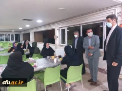بازدید معاون نظارت و ارزیابی از امکانات رفاهی دانشگاه 2
